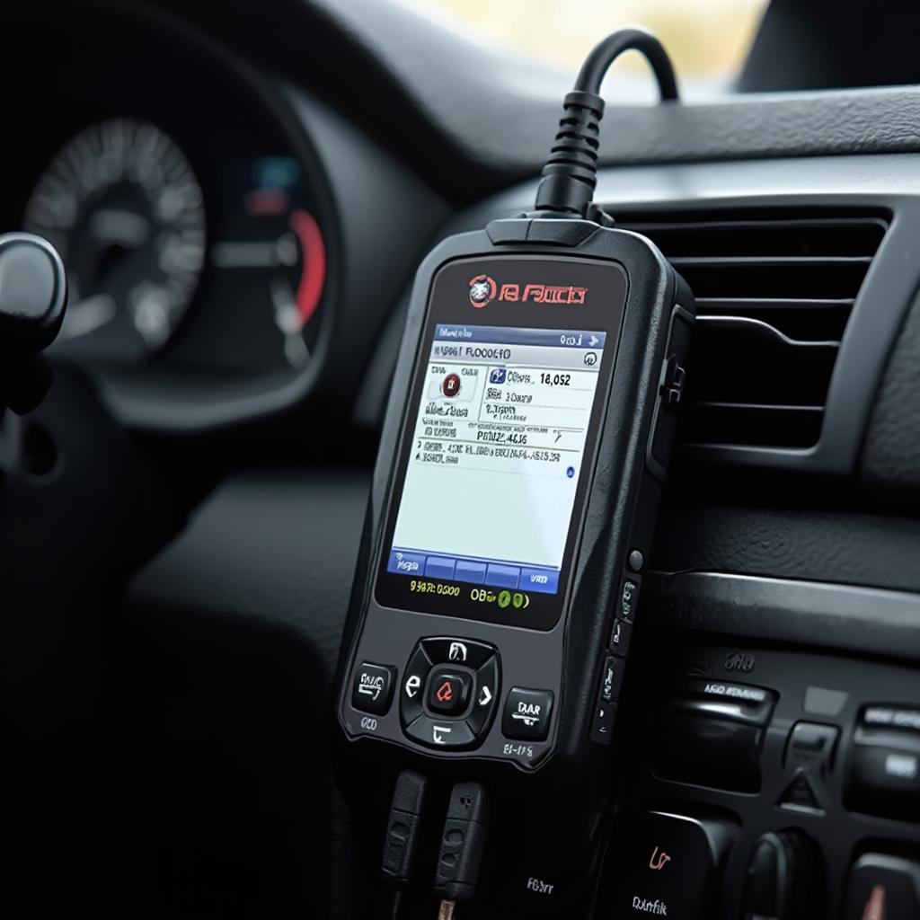 Launch CReader 9081 OBD2 Scanner in Use