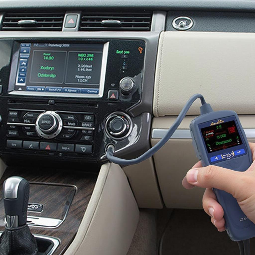 Launch CReader 9081 OBD2 Scanner In Use