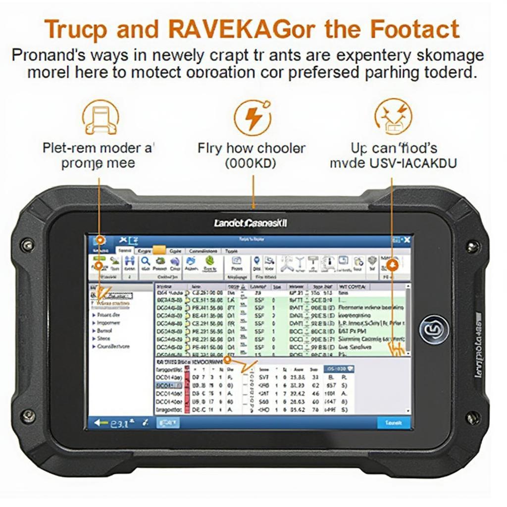 Launch Creader VI User Interface Displaying Diagnostic Information