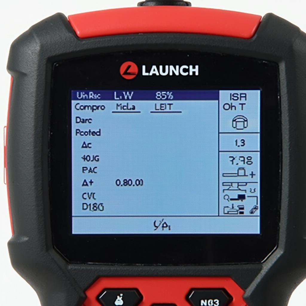 Launch CRP123 OBD2 Scanner Display Screen