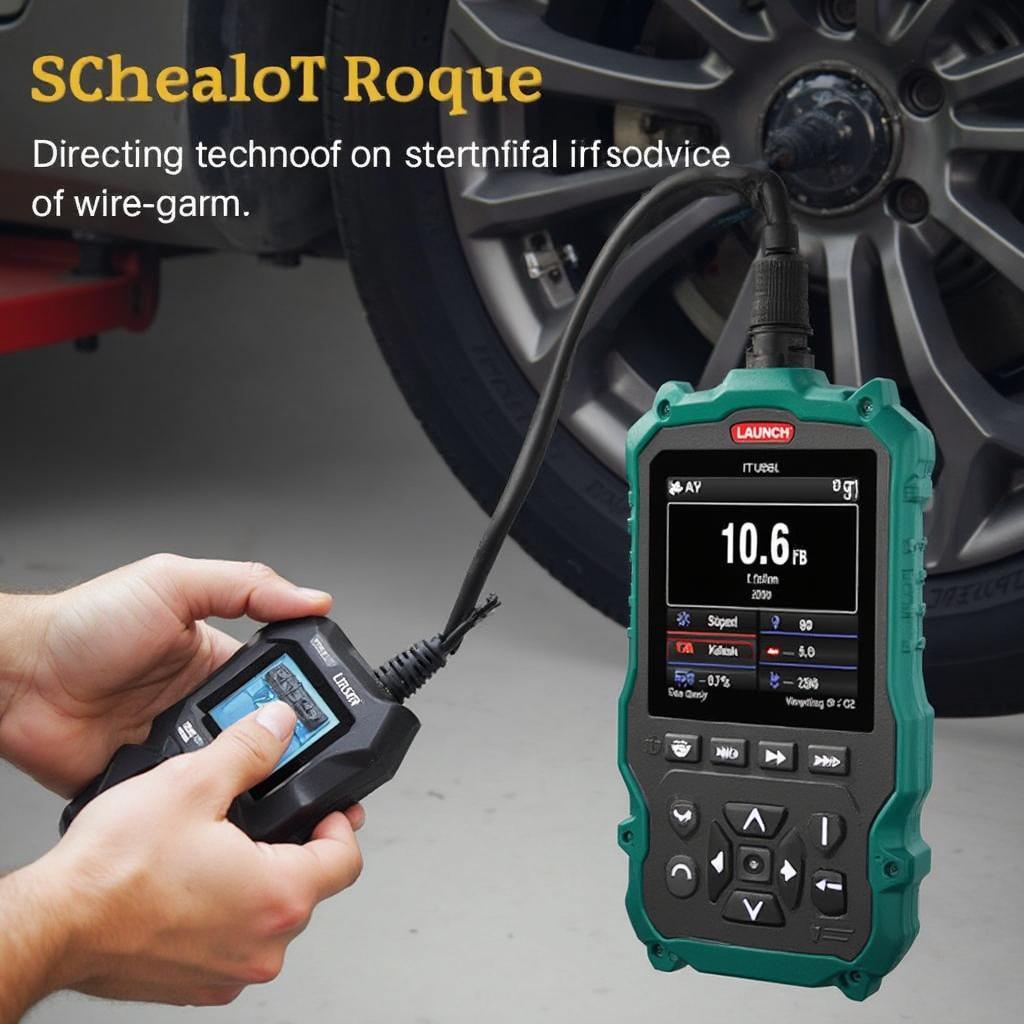 Launch CRP123E OBD2 Scanner in Use