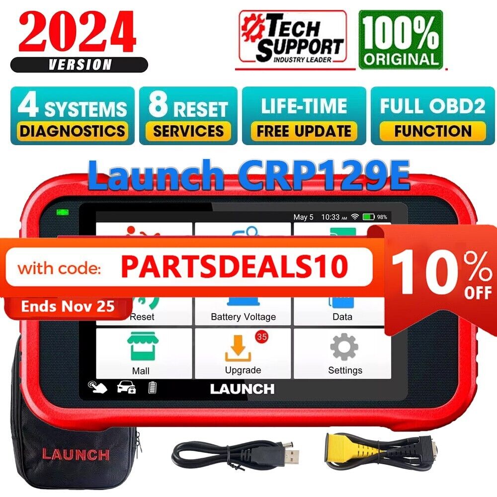 LAUNCH CRP129E Car OBD2 Scanner Code Reader Check Engine ABS SRS Diagnostic Tool