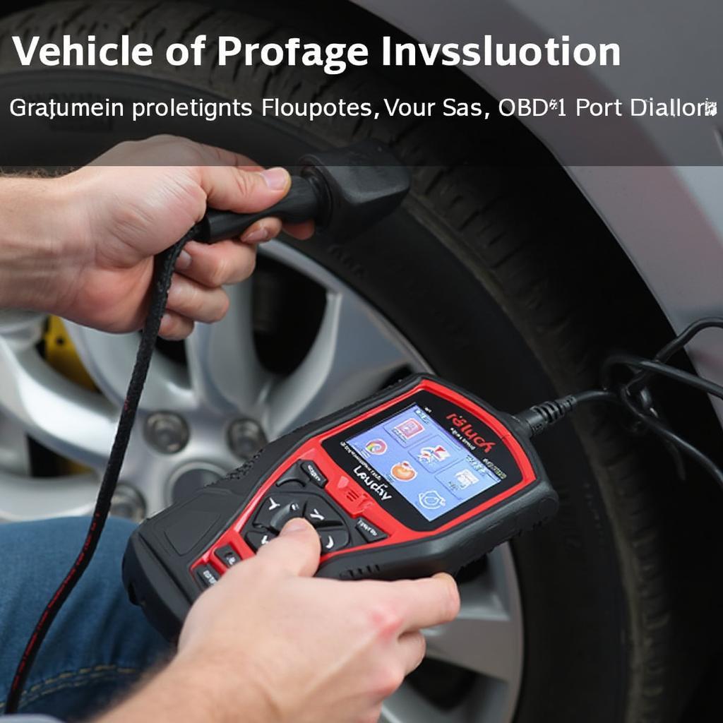 Launch CRP129E OBD2 Scanner in Use