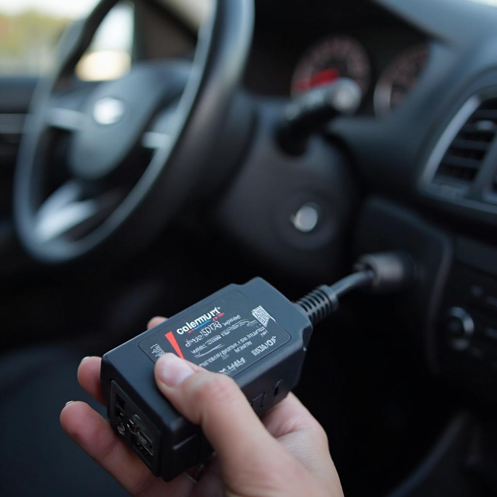 Lemur Bluedriver Connected to Car's OBD2 Port