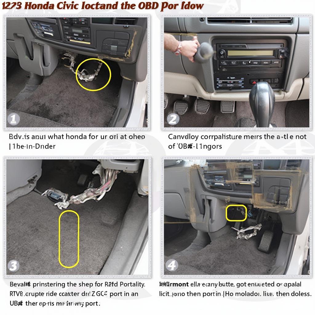 Locating the OBD2 Port in a 1995 Honda Civic