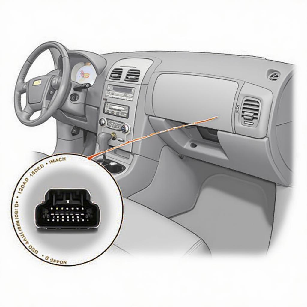 Locating the OBD2 Port on a 2008 Chevy HHR