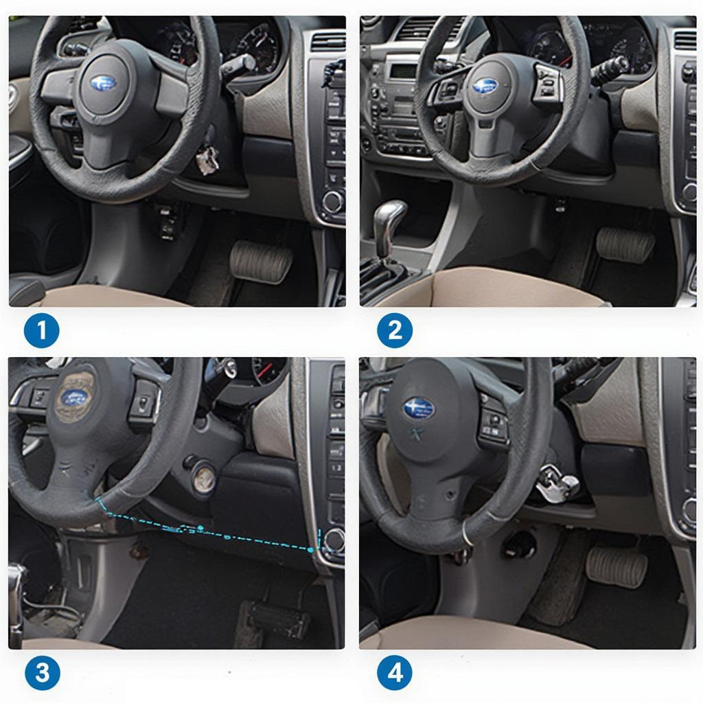 Locating the Subaru OBD2 Port