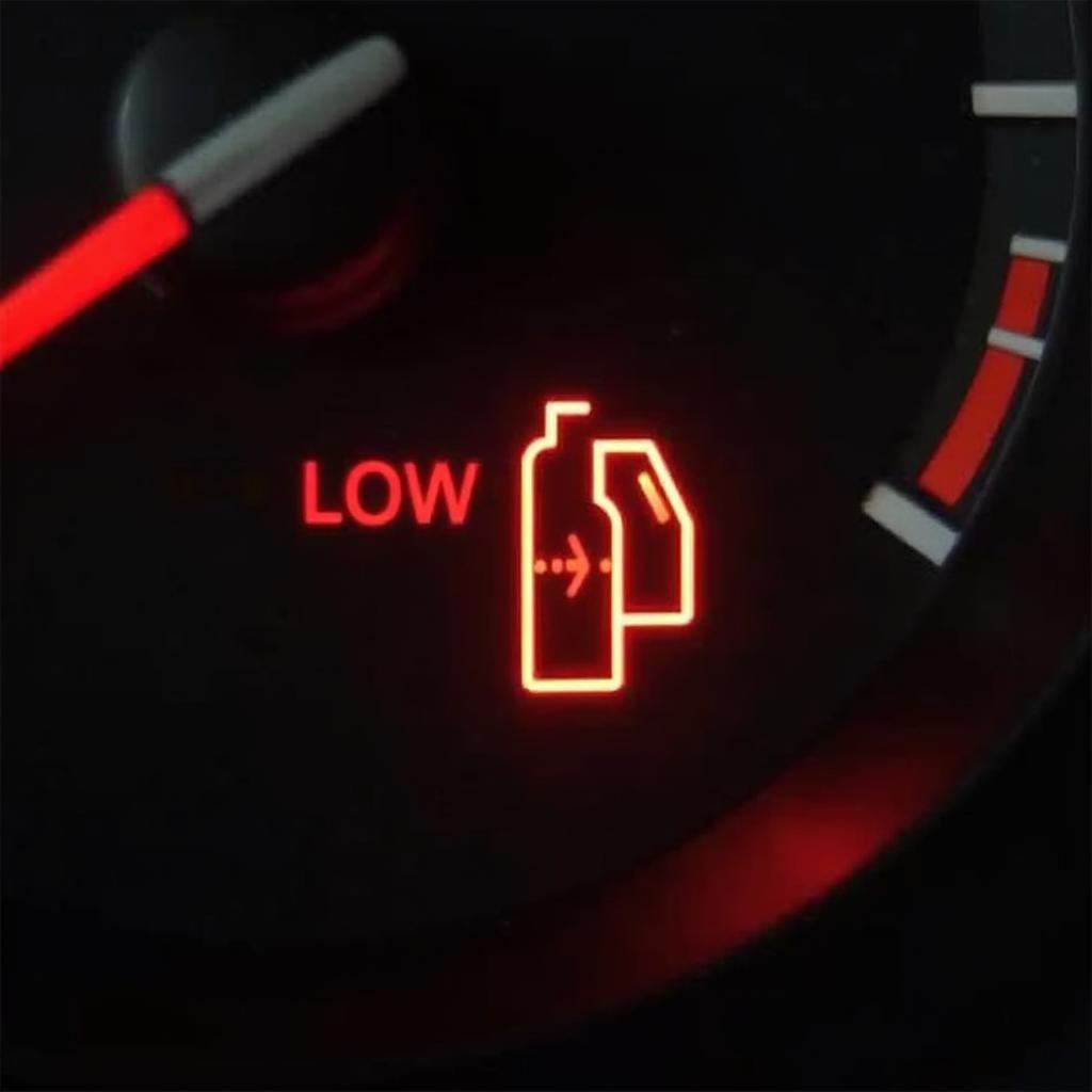 Low Oil Pressure Warning Light