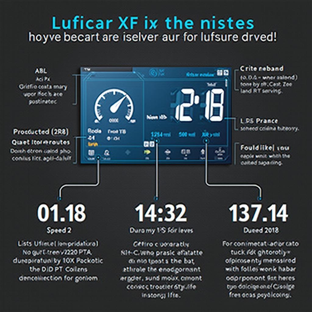 Luficar XF OBD2 Display Features