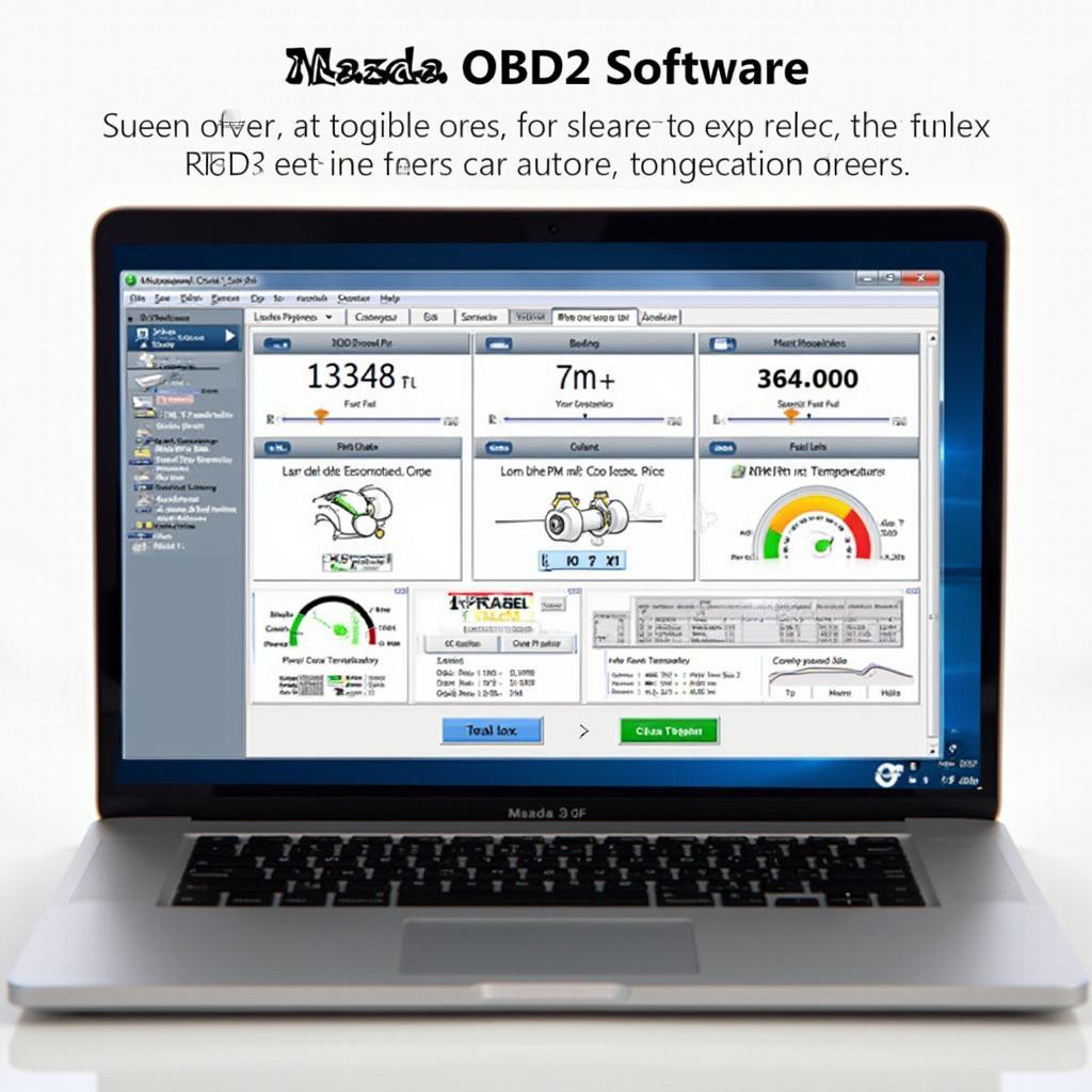 Mazda 3 OBD2 Software Dashboard