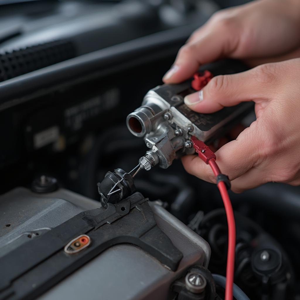 Inspecting the MAF Sensor in a Mazda