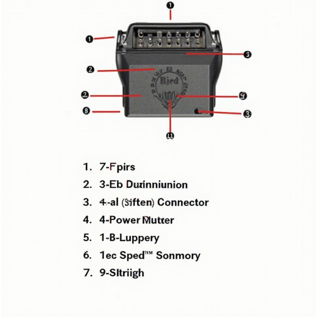 Mazda OBD2 Connector Pinout Diagram