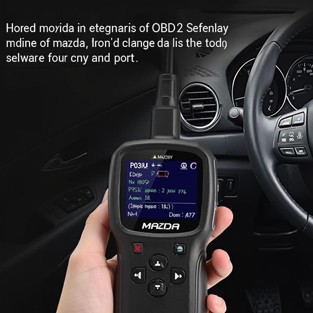 Mazda OBD2 Scanner P0304 Diagnostic