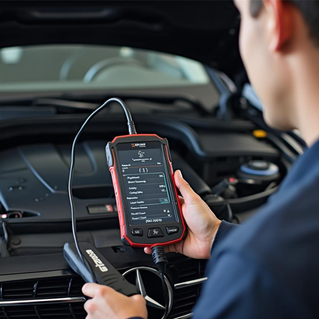 Troubleshooting a Mercedes-Benz with an OBD2 Scanner