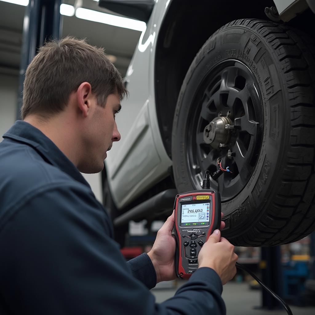 Mechanic Diagnosing C0700 Code on a 2009 Tahoe