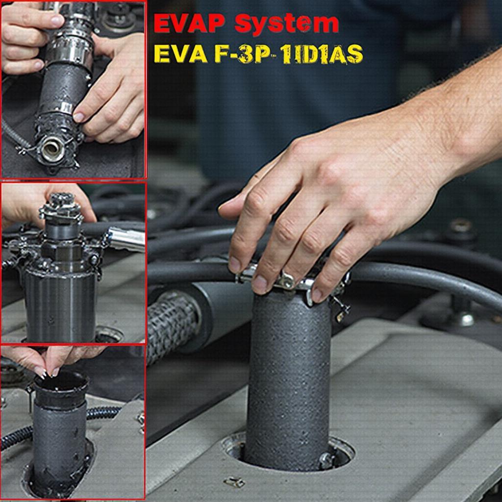 Mechanic Inspecting EVAP System Components