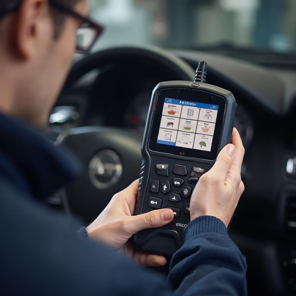 Mechanic Using Legitimate OBD2 Scanner