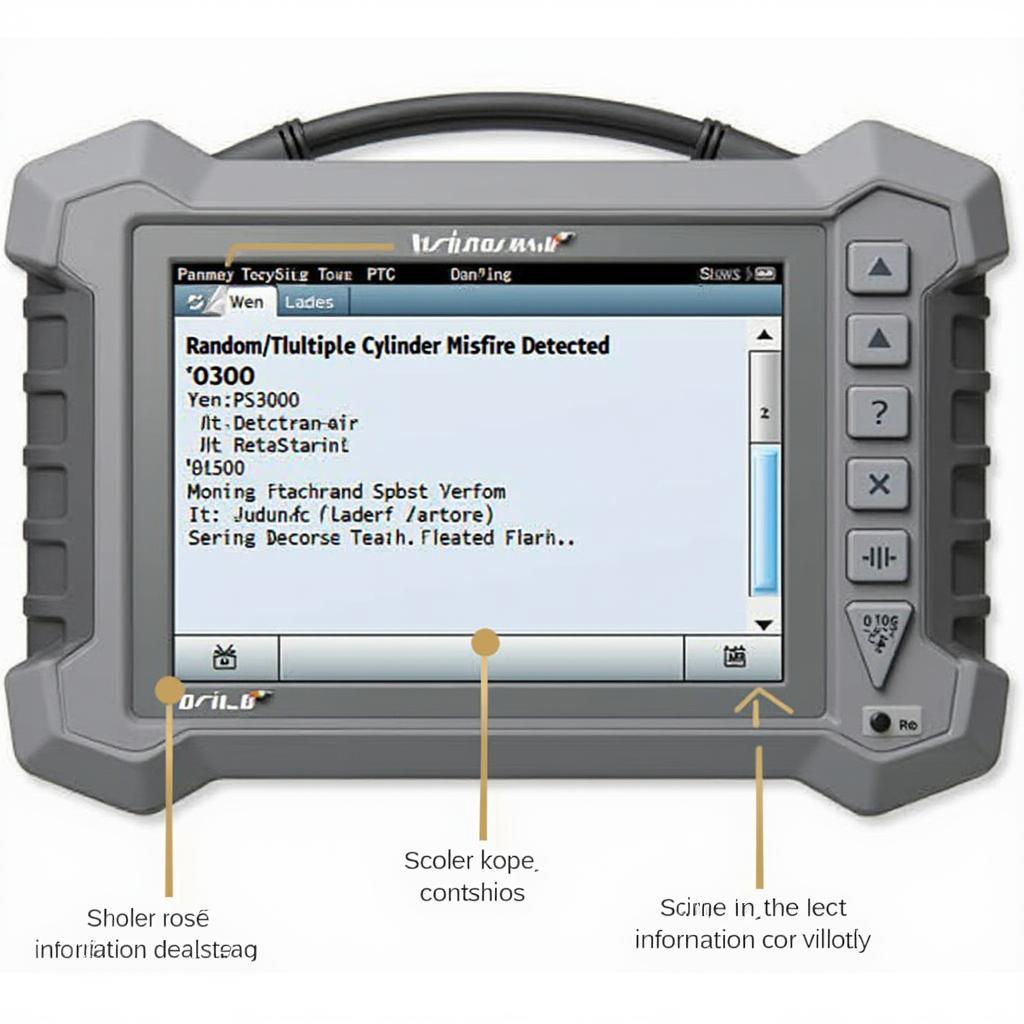 Memoscan U380 Displaying DTC