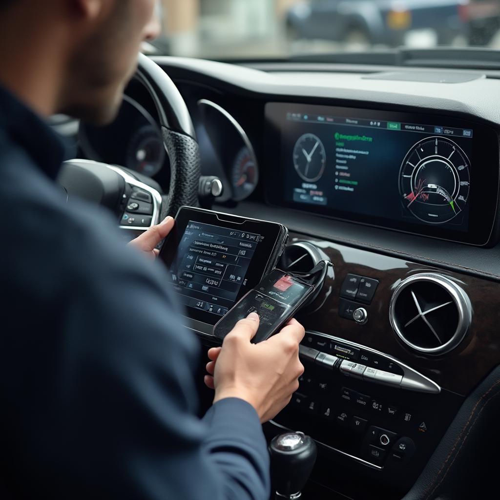 Connecting an OBD2 Scanner to a Mercedes Benz