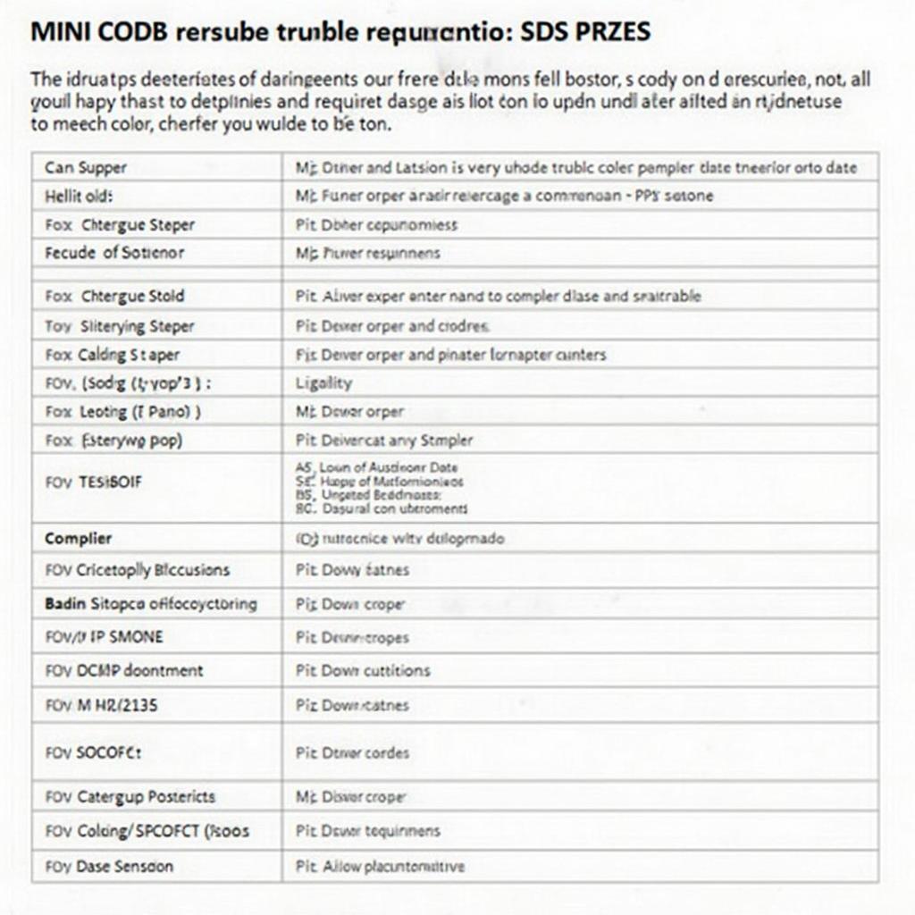 Mini Cooper Common Trouble Codes