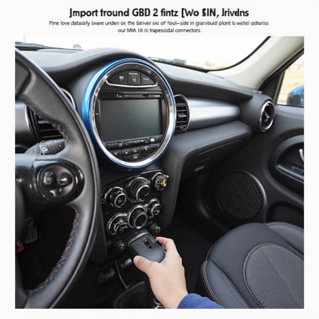 Locating the OBD2 Port in a Mini Cooper