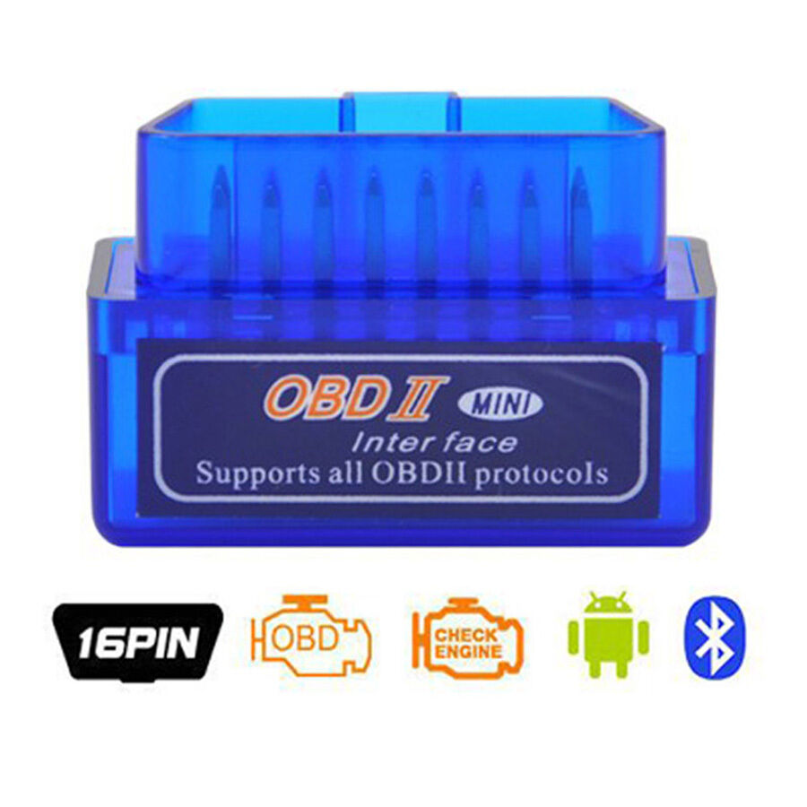 Mini ELM327 OBD2 OBDII ELM 327 Bluetooth V2.1 Diagnostic Scanner Tool Android