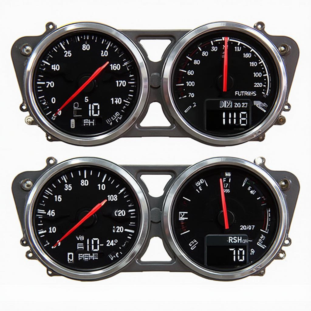 Mini R55-59 P3 OBD2 Multi-Gauge Displaying Data