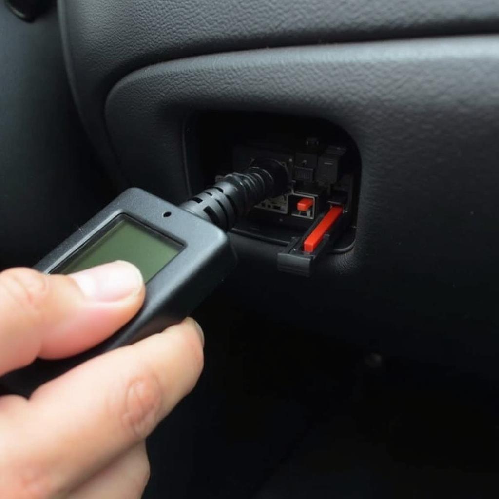 Connecting an OBD2 Scanner to a Mitsubishi Diagnostic Port