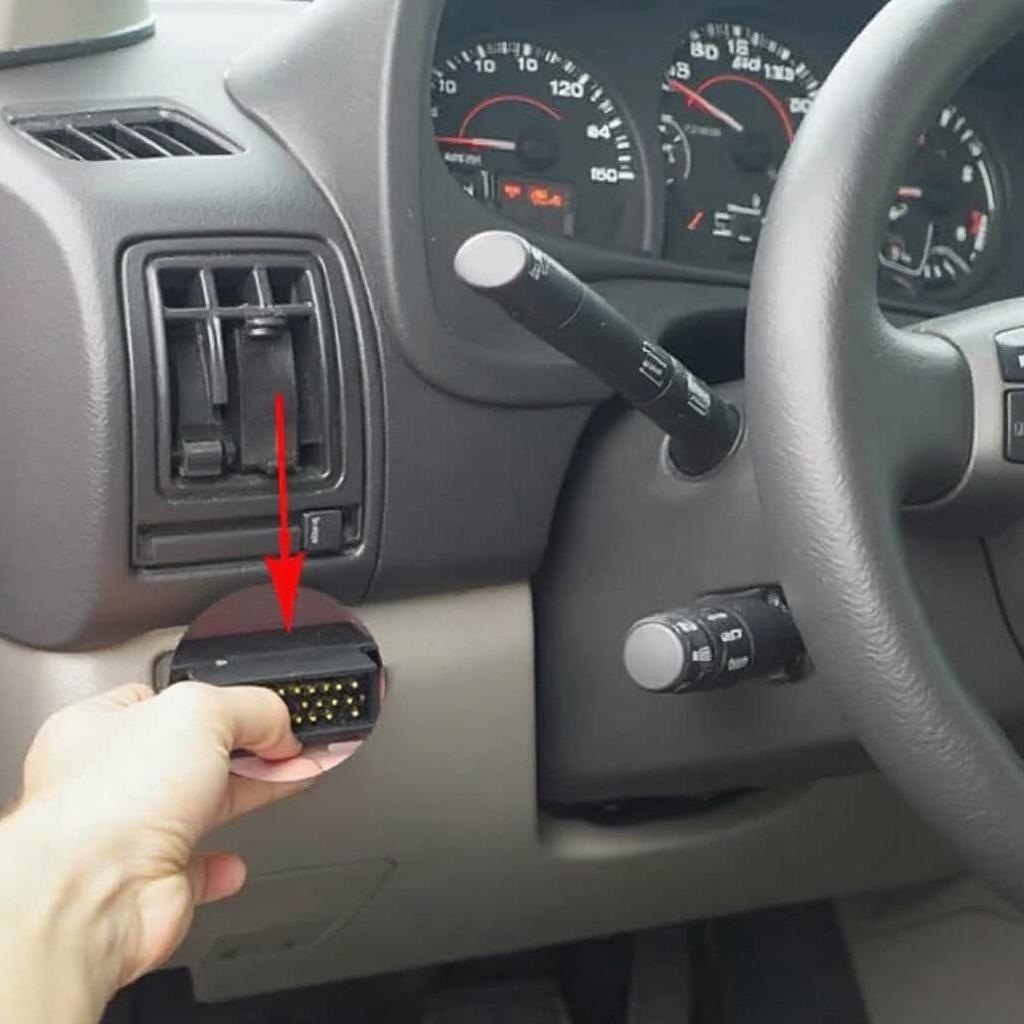 Locating the OBD2 Port on a Mitsubishi Pajero