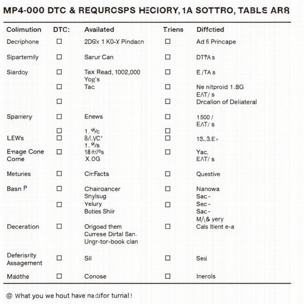 List of Common OBD2 Diagnostic Trouble Codes for a 2003 MK4 VR6