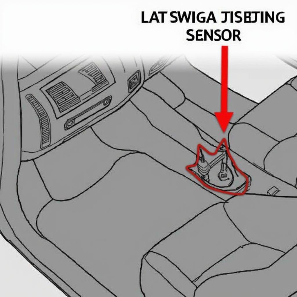 MK4 VW Lateral Acceleration Sensor Location