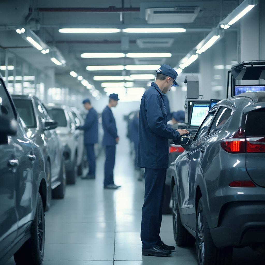 Modern Emissions Testing Facility