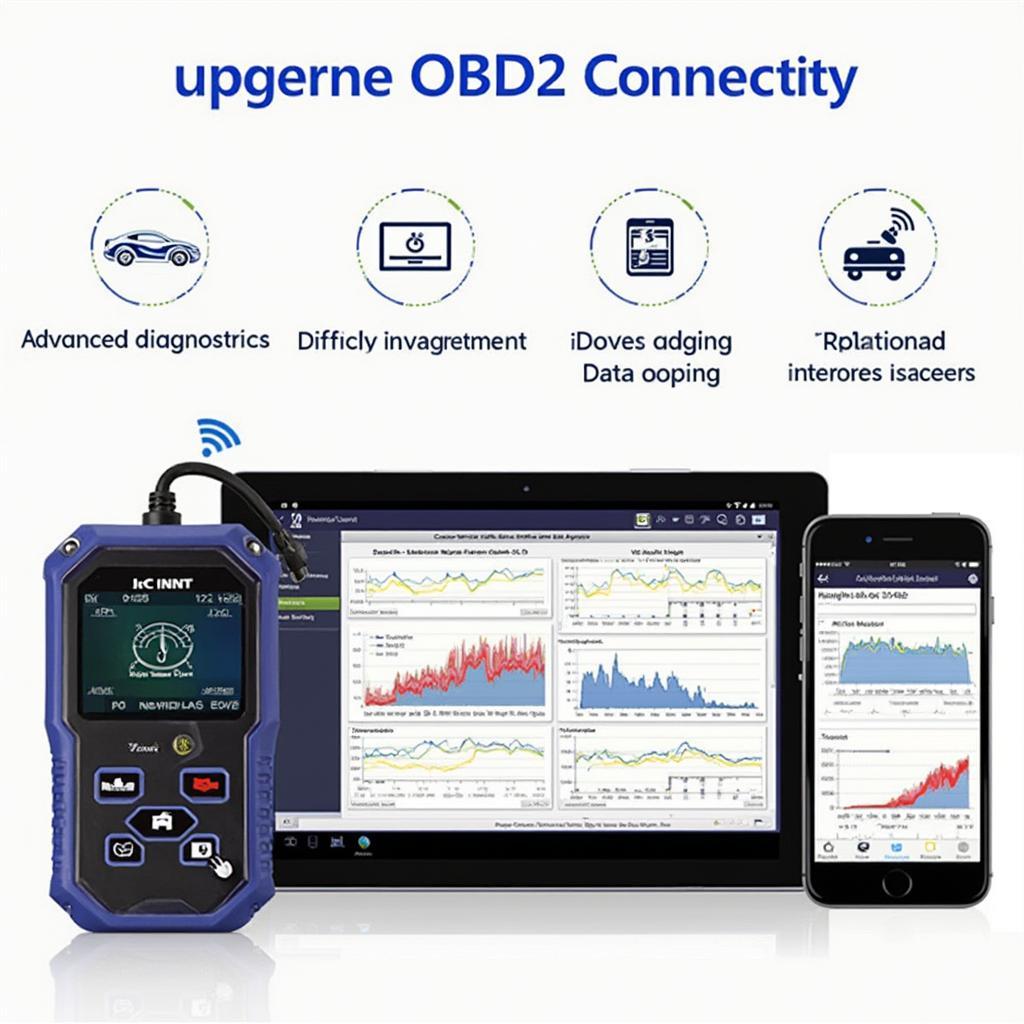 Modern OBD2 Scan Tool with Wireless Connectivity