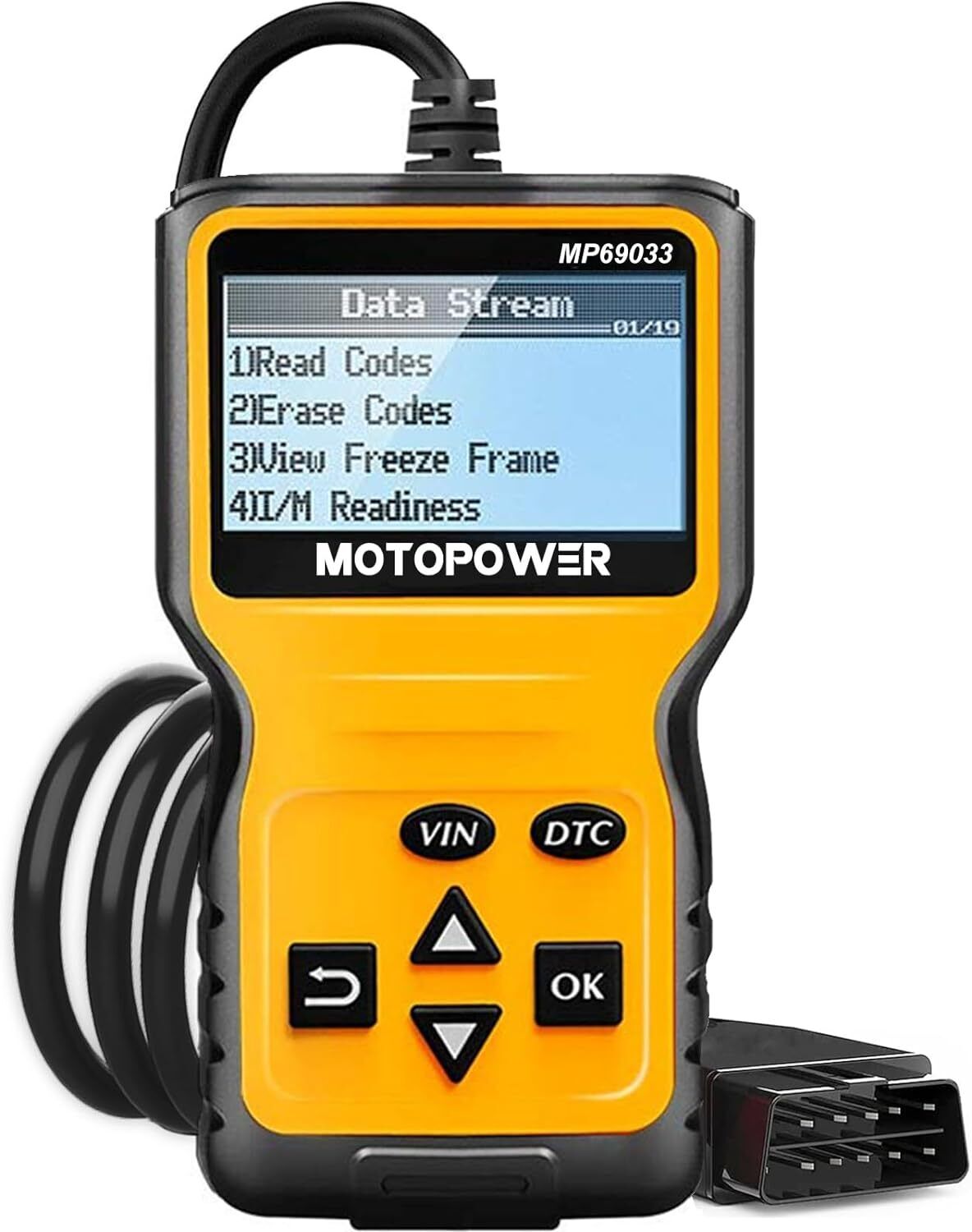 MOTOPOWER MP69033 OBD2 Scanner Universal Car Engine Fault Code Reader, CAN...