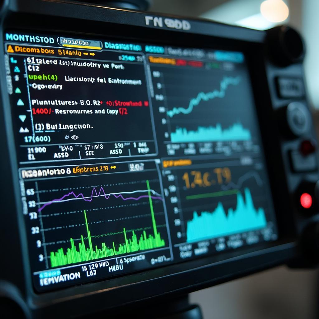 MT2500 OBD2 Display Screen Showing Diagnostic Data