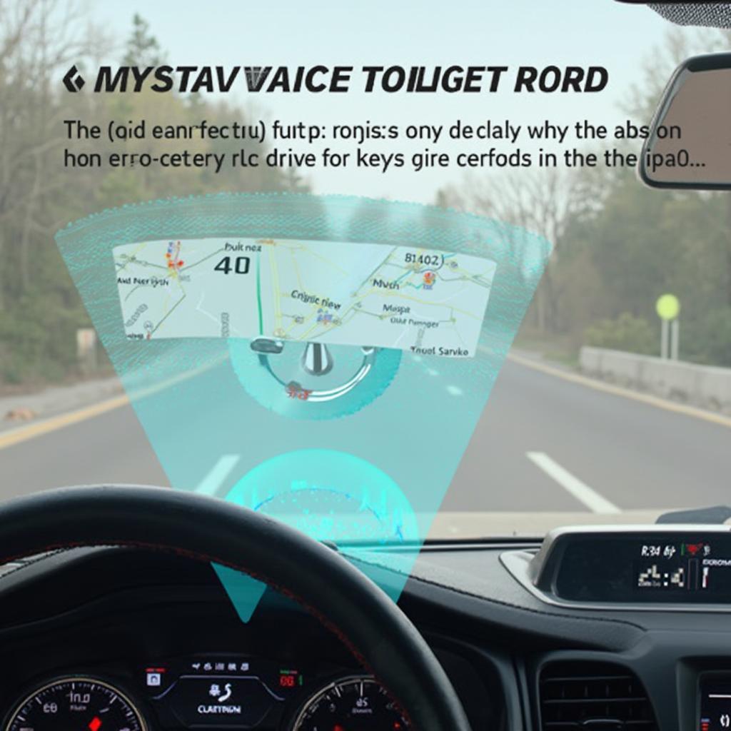 Navdy OBD2 Heads-Up Display in Action