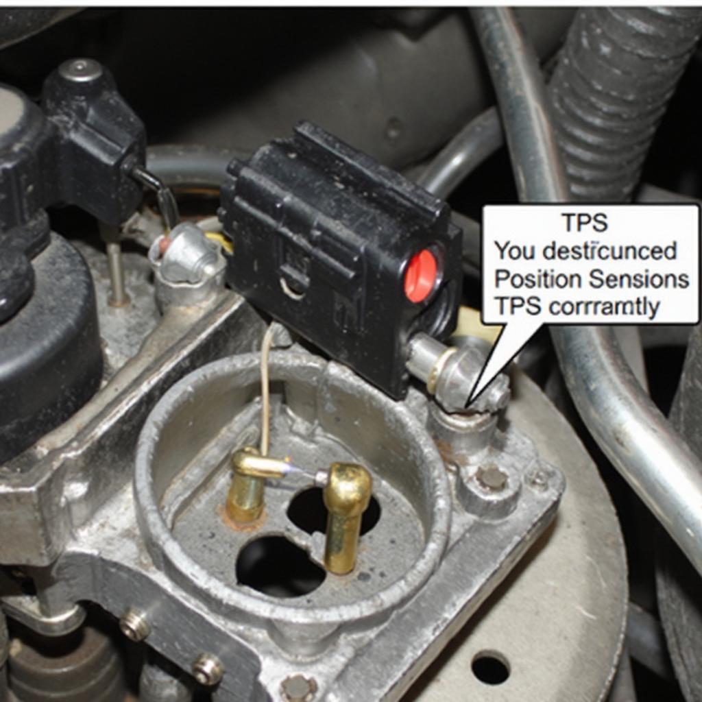 New TPS Installed on Throttle Body