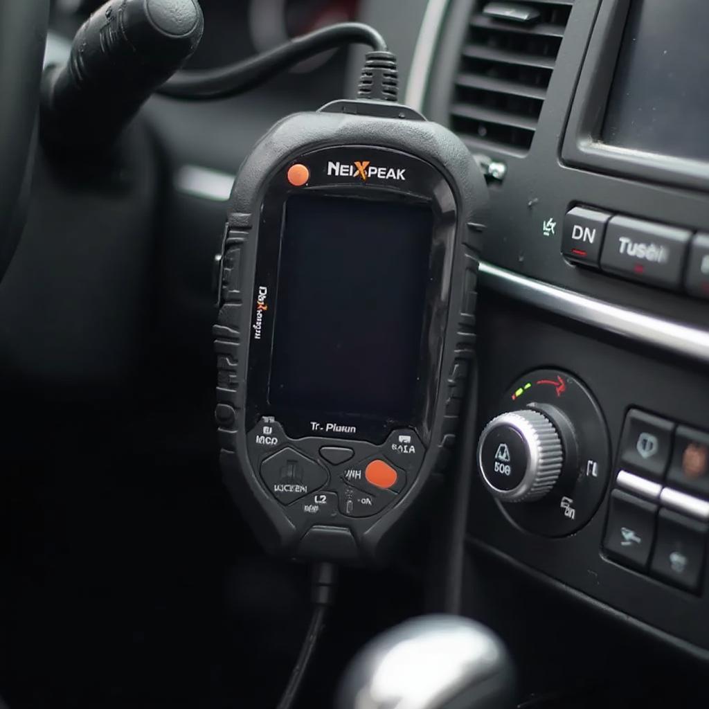 Nexpeak NX501 OBD2 Scanner with a blank display