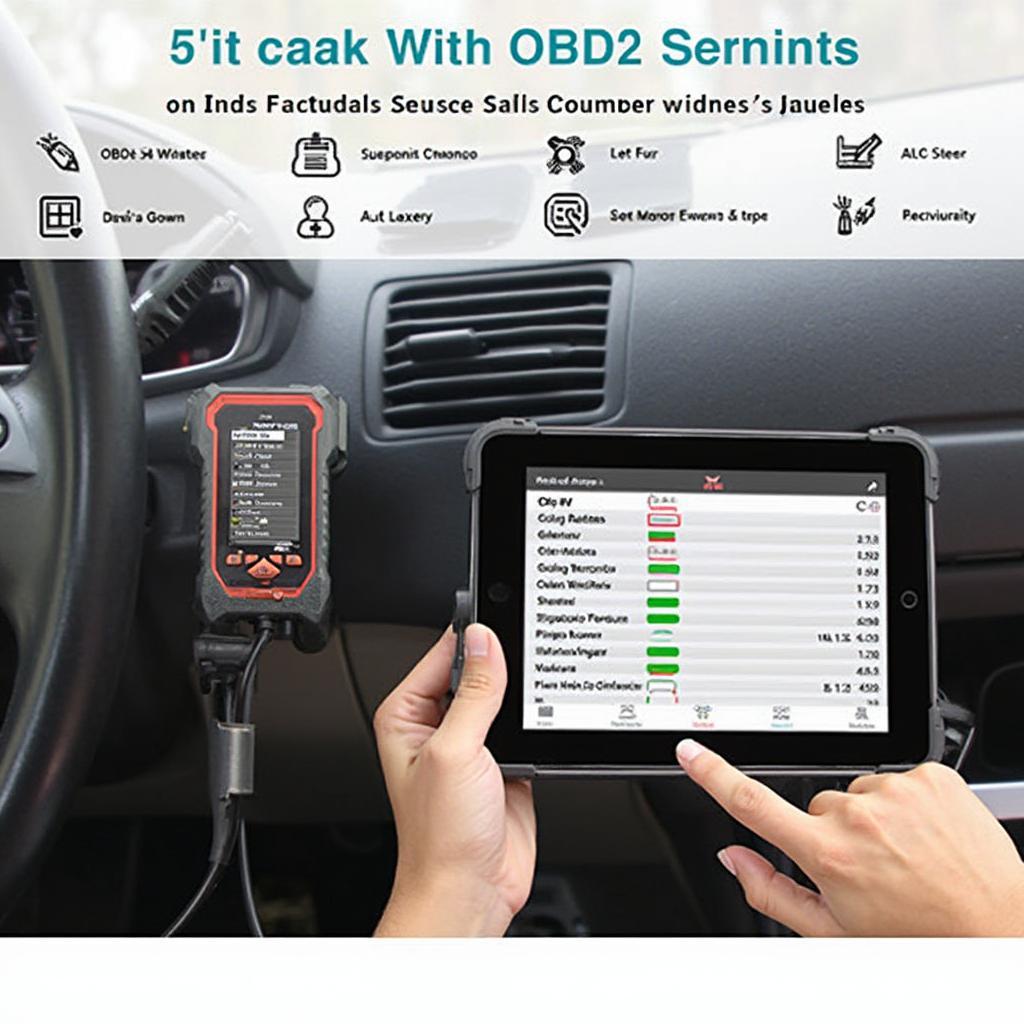 Nexpeak NX501 OBD2 Scanner In Use