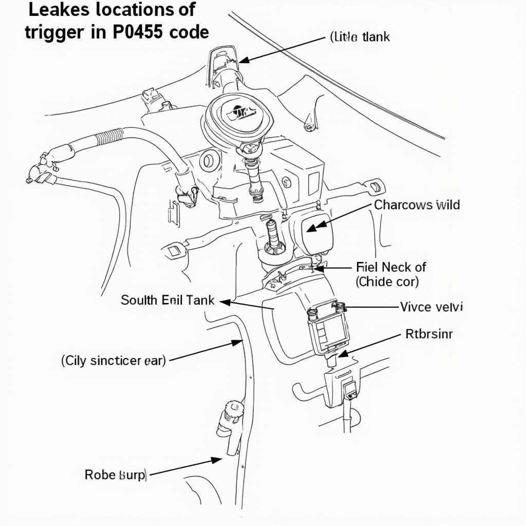 Diagram of a Nissan EVAP System