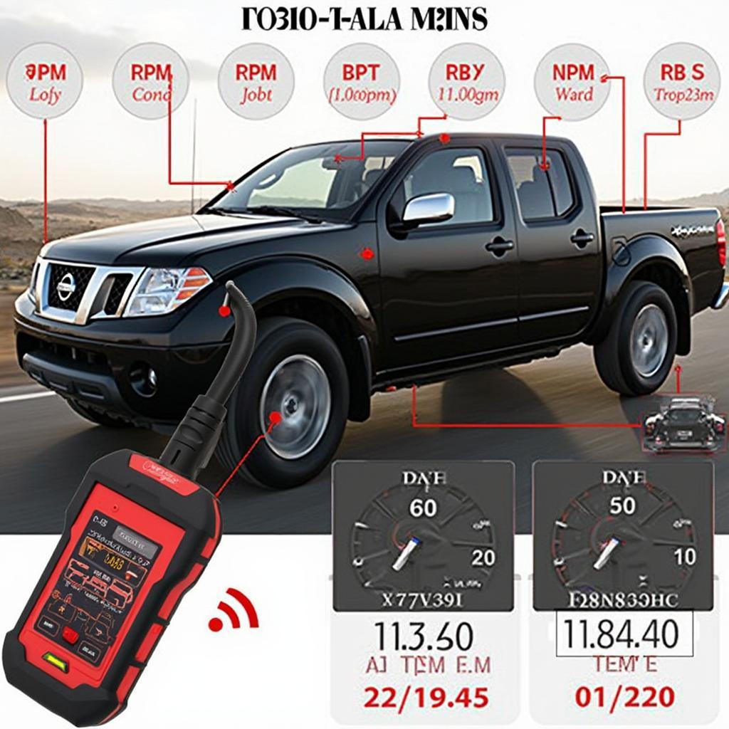 Viewing Live Data on a Nissan Frontier OBD2 Scanner