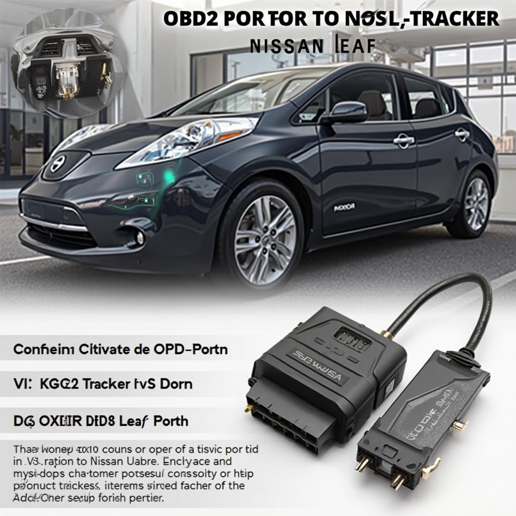 Nissan Leaf OBD2 GPS Tracker Installation