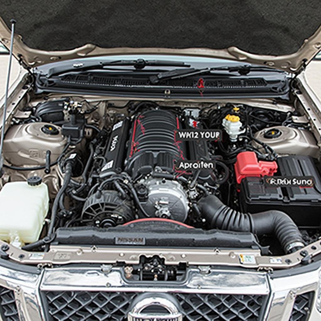 Nissan Navara D22 Engine Bay