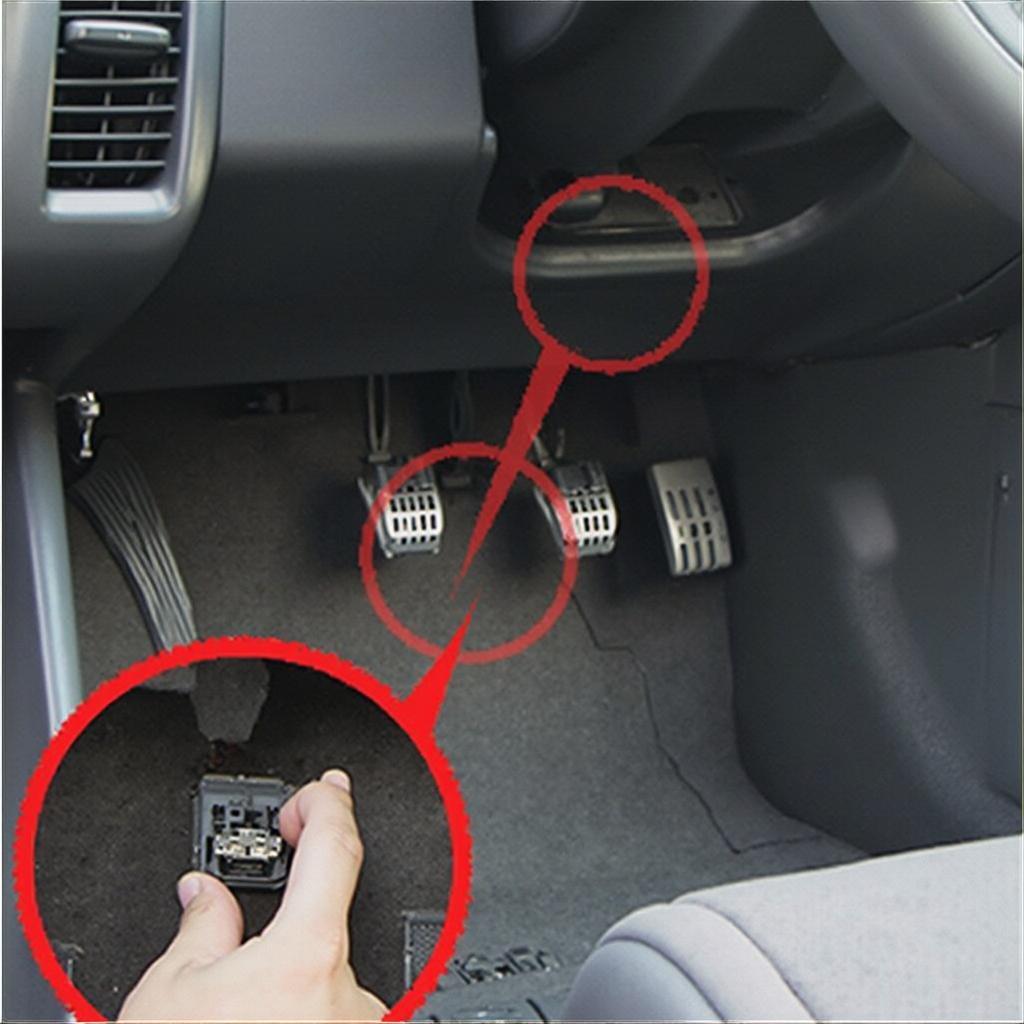 Nissan OBD2 J3 Connector Location