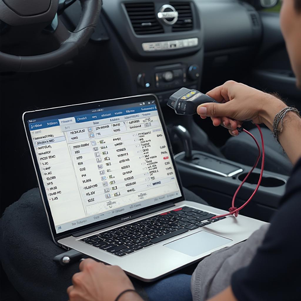 Nissan OBD2 Software Diagnostic Process