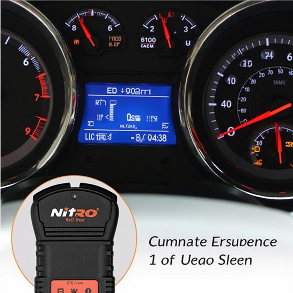 Nitro Eco OBD2 and Car Dashboard Display