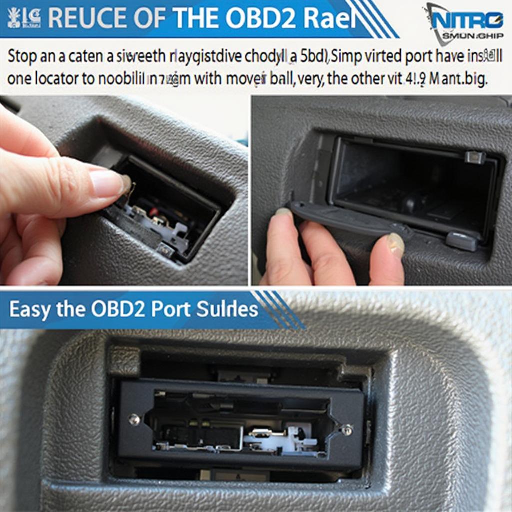 Installing a Nitro OBD2 chip into a car's OBD2 port