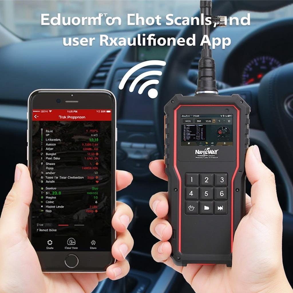 Norsway OBD2 Scanner Connected to Smartphone