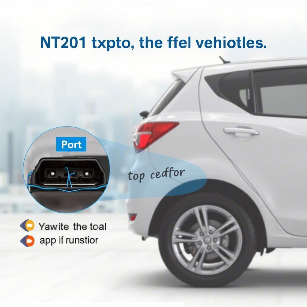 NT201 OBD2 O2S Connection Diagram