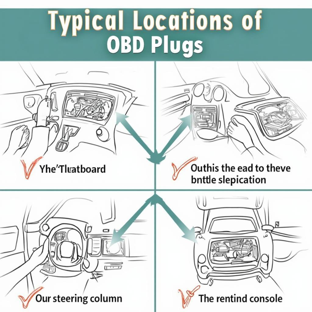 Common OBD Plug Locations in Vehicles